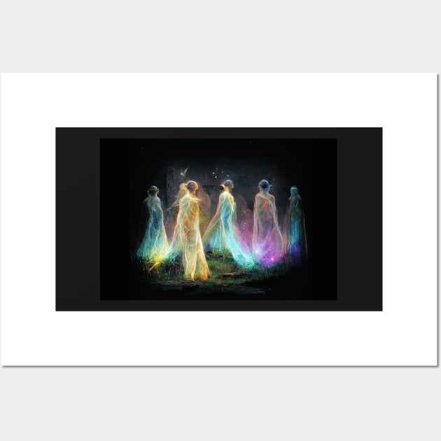 Standing stones fairies Wall Art by fairyfreak